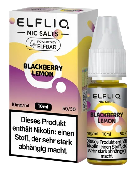 ELFLIQ - Blackberry Lemon - Nikotinsalz Liquid 10 mg/ml