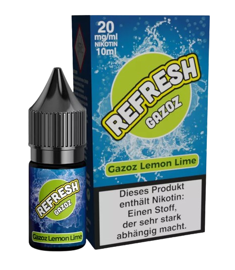 Refresh Gazoz - Lemon Lime - Hybrid Nikotinsalz Liquid 20 mg/ml