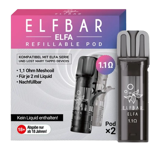 ELFBAR ELFA LEER-POD (2 STÜCK PRO PACKUNG)